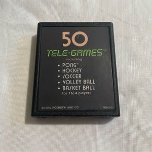 ☘️2/$20☘️ Atari 2600 game - 50 Tele-games Pong Sports